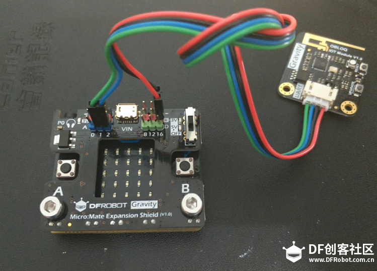 【micro:bit × OBLOQ挑战赛›】挑战1 microbit + Obloq+超声波模块=...图2