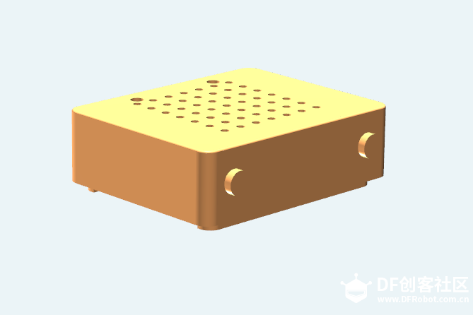 经典小电视款micro:bit_mcro:mate_obloq物联设备外壳图4