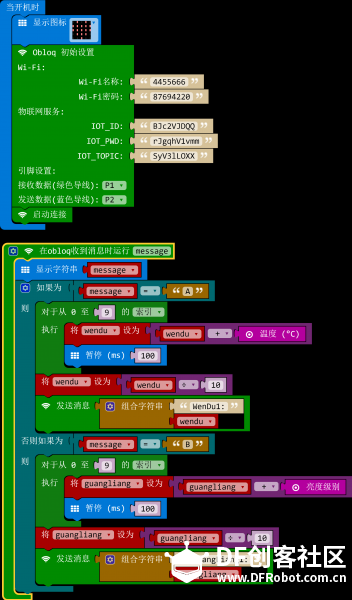 micro:bit ×OBLOQ:双OBLOQ模块通信实验（一）图1
