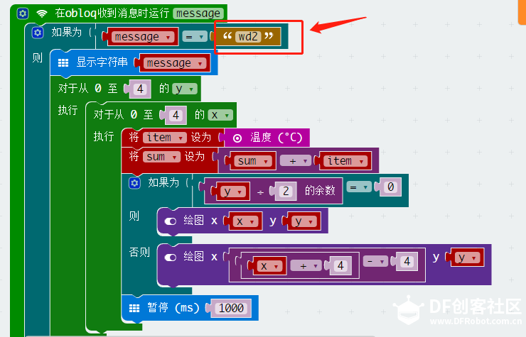 同topic多OBLOQ广播通信实验图5