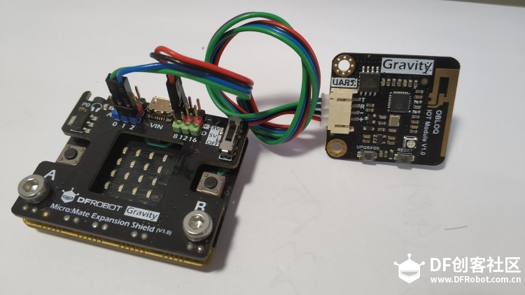 micro:bit × OBLOQ挑战赛 任务1：远程室内温度和亮度检测图1