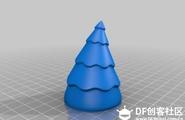 创客集结号：3D打印圣诞树呆萌创客作品展示图2