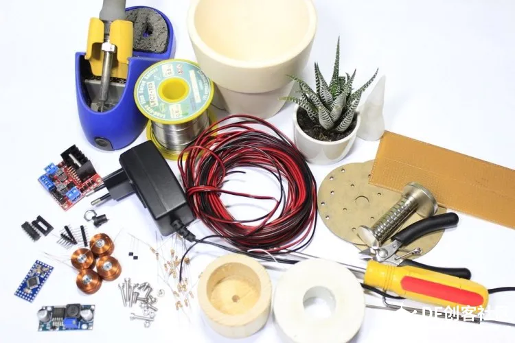 用arduino制作气体磁悬浮盆景图8