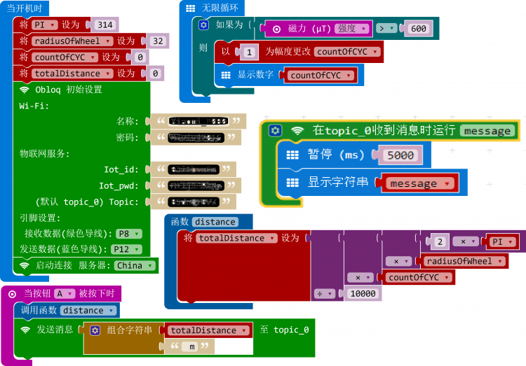 【Micro:bit × OBLOQ挑战赛2】IoT车程计...图7