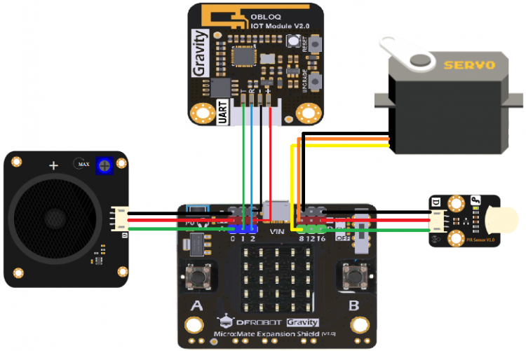 【Micro:bit × OBLOQ挑战赛2】IoT车程计...图19