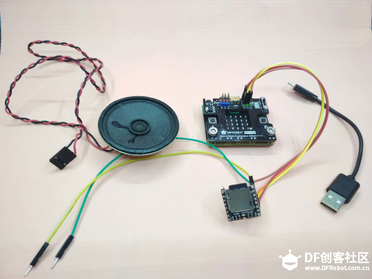 micro:bit×OBLOQ挑战赛--非凡之旅--IOT MP3 音乐盒图13