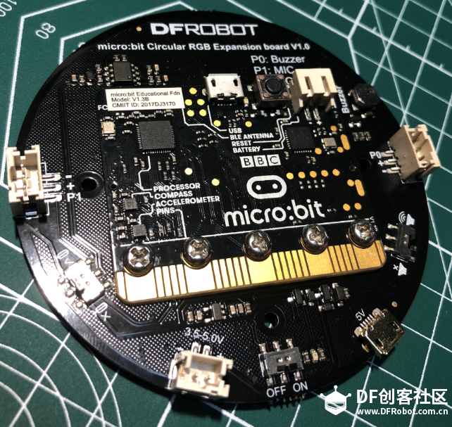 micro:bit RGB 全彩LED灯环扩展板 开箱帖图2