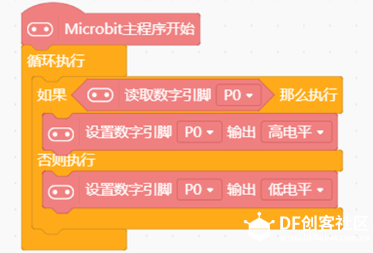 升级版microbit按钮台灯——每次按下按钮，led灯切换亮灭图2