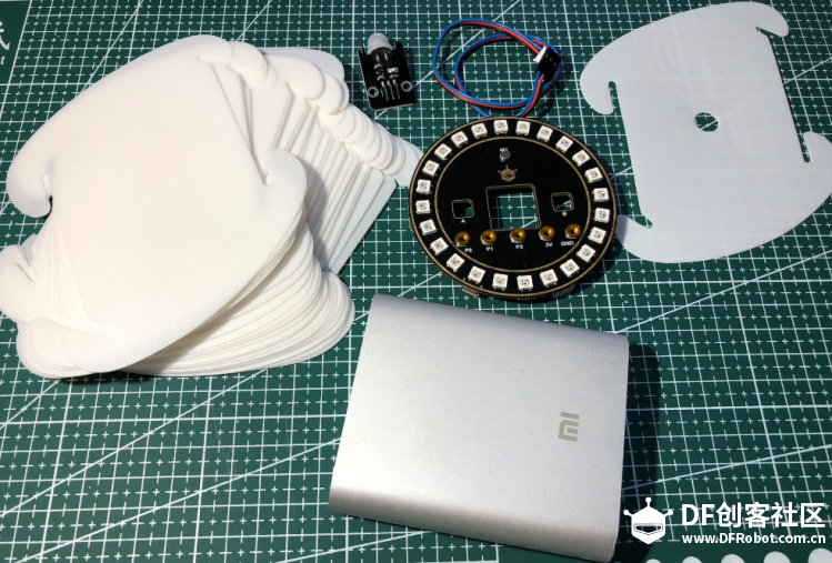 micro:bit环形RGB灯扩展板 试用体验 人体感应光控小夜灯图1