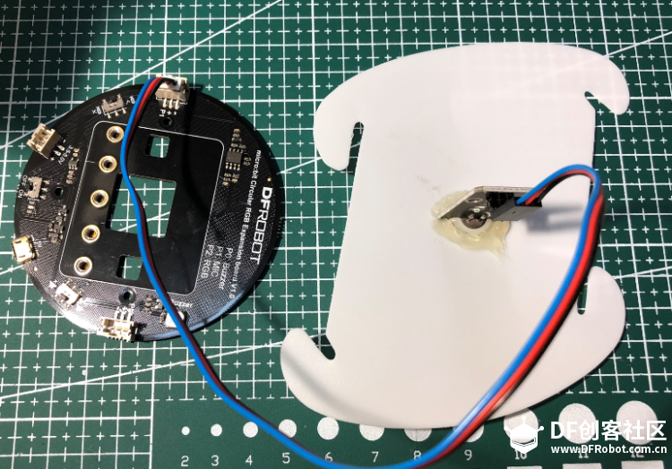 micro:bit环形RGB灯扩展板 试用体验 人体感应光控小夜灯图5