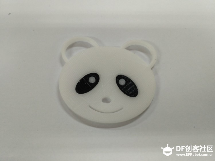 3Done建模的熊猫钥匙扣图7