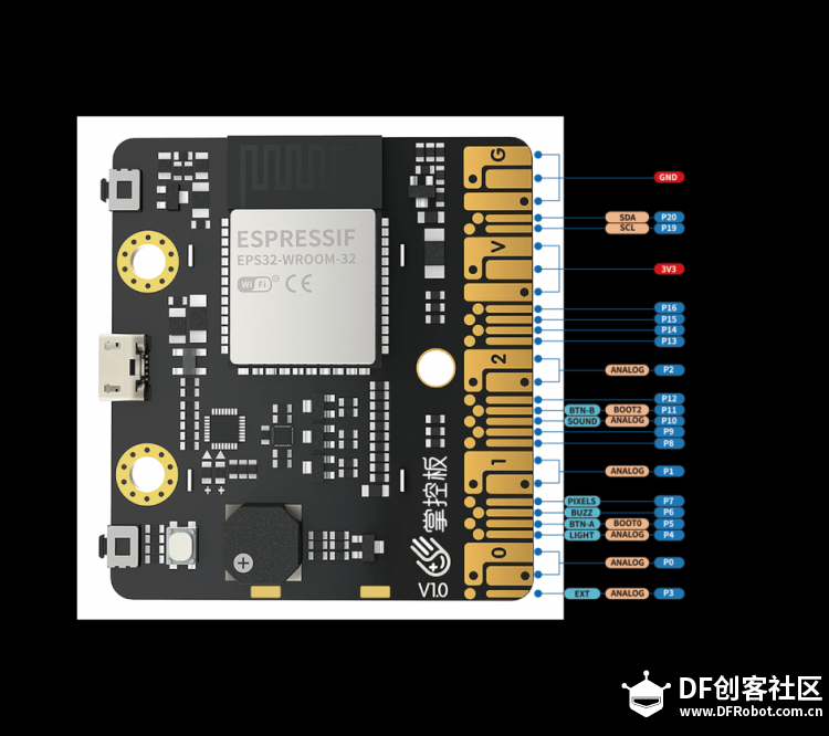 【掌控】mpython_26 开始玩扩展， 点亮外接led灯图8