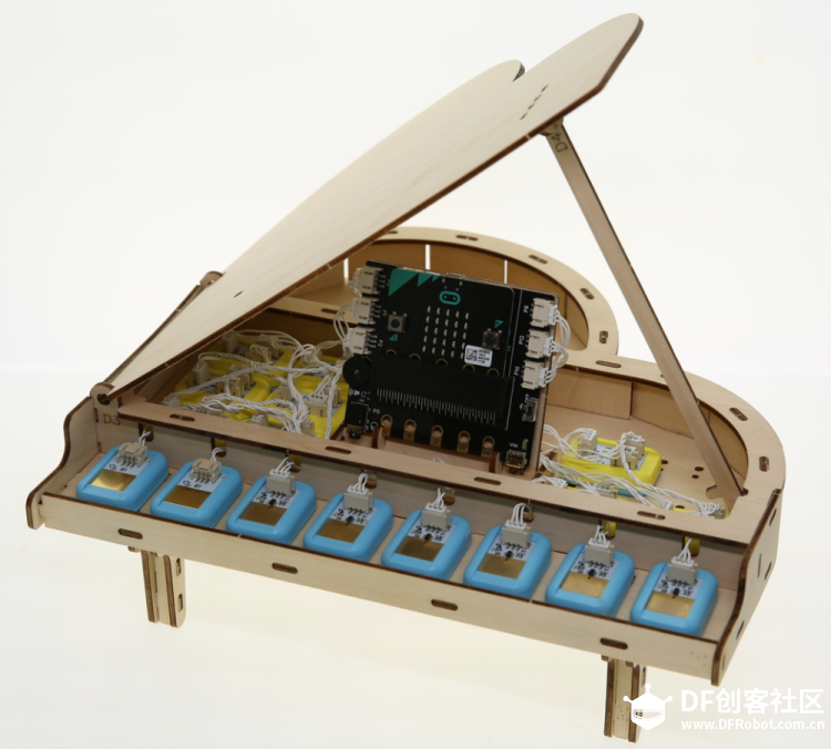 木质mini小钢琴——micro:bit & mind+&BOSON造物粒子图2
