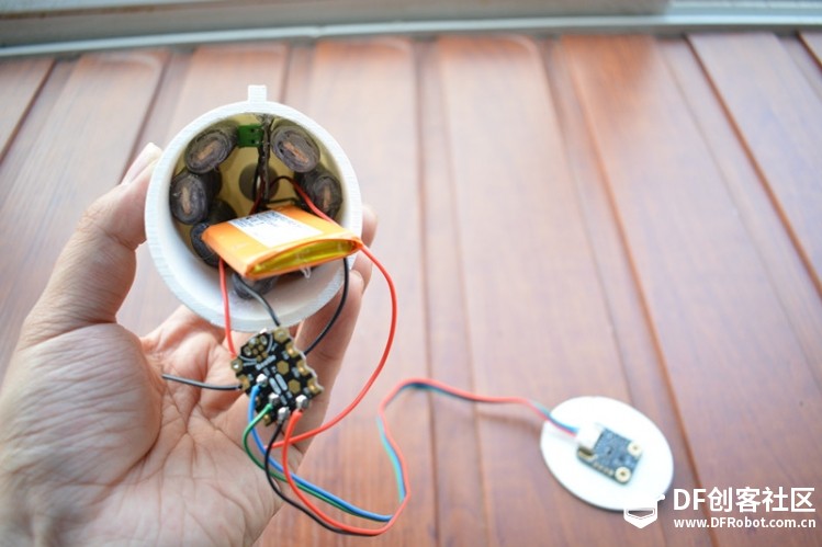 将BMI160用作超灵敏震动传感器，制作《地球之光》小灯图3