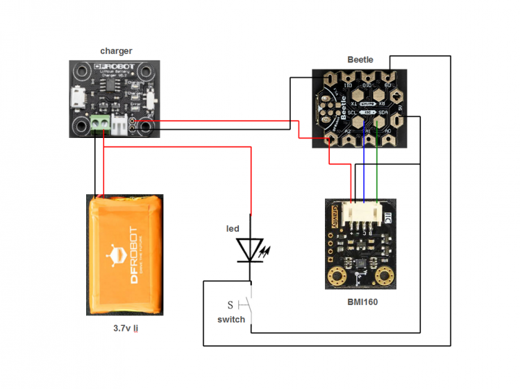 将BMI160用作超灵敏震动传感器，制作《地球之光》小灯图16