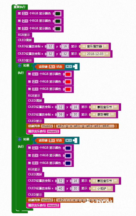 【掌控-好搭】掌控板音乐节——迷你版音乐播放器图1