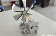 Makelog初试日记：风力折纸机器人图2