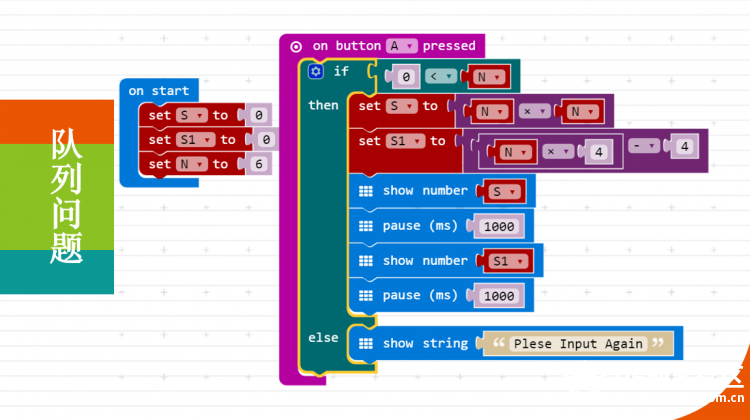 用makecode解决队列问题图7