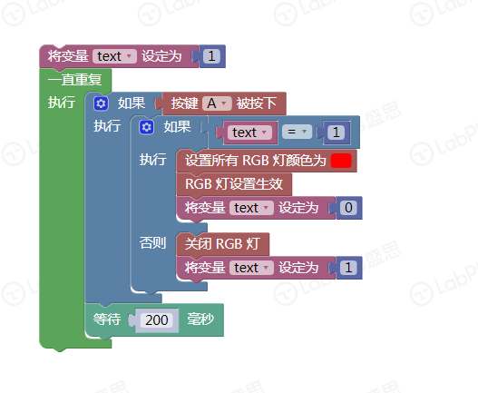 【掌控】mpythonX:布尔变量点小灯图1