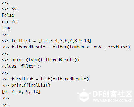 ESP32 / ESP8266 MicroPython教程：对列表使用filter函数图3