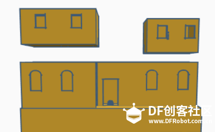 #DFRobot2018-创意作品：乡间别墅（3D）+门窗入侵防盗报警系统图7