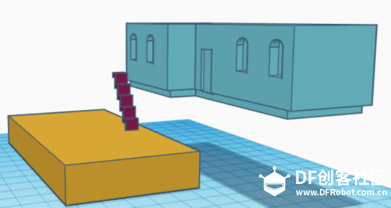 #DFRobot2018-创意作品：乡间别墅（3D）+门窗入侵防盗报警系统图6