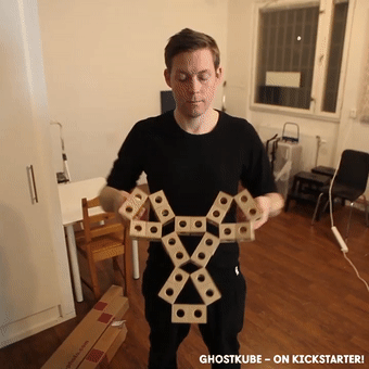 用折纸的方式玩魔方？这些幽灵方块的变身我能看一天图34