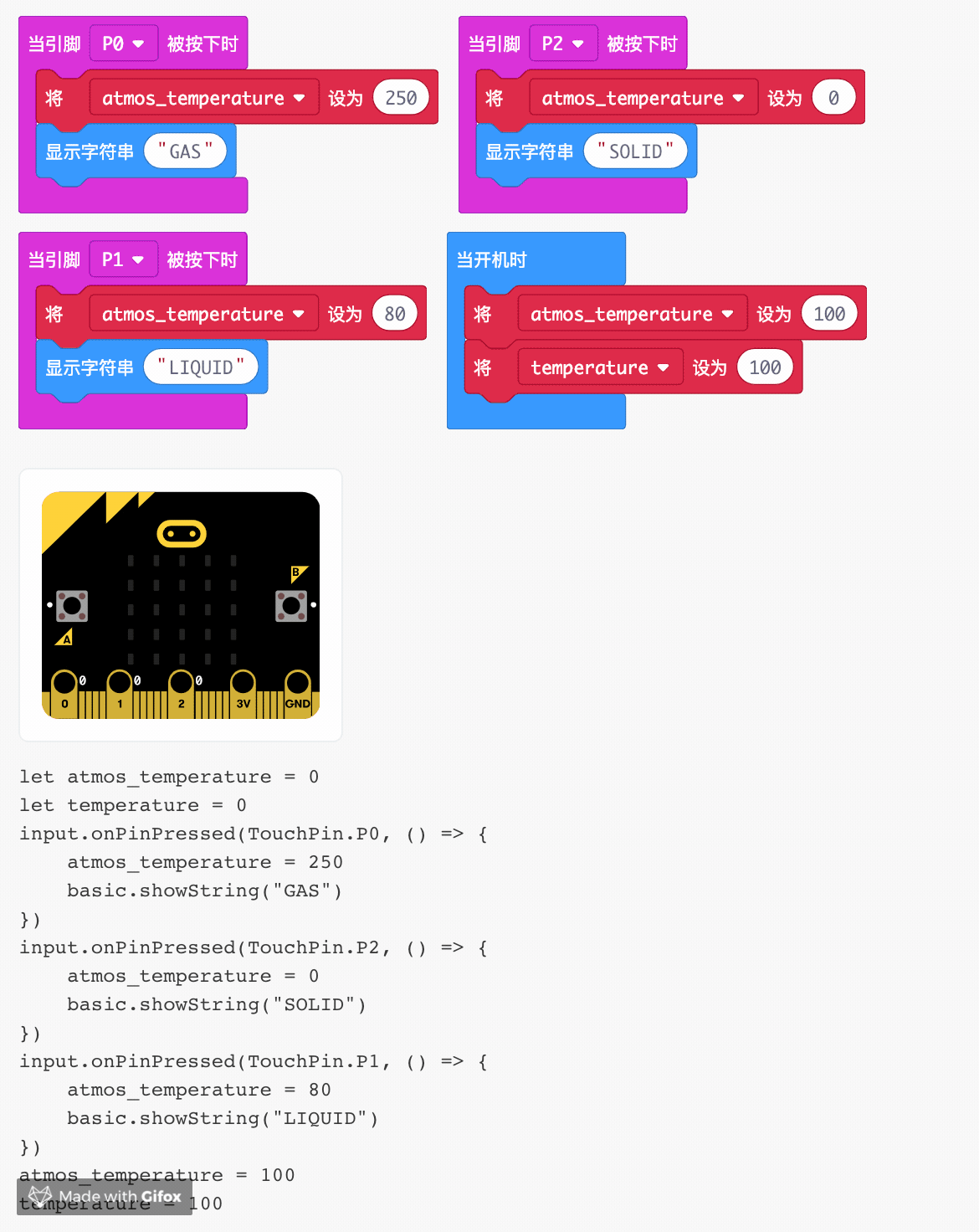 BBC micro:bit|SCIENCE|物质的转换图4