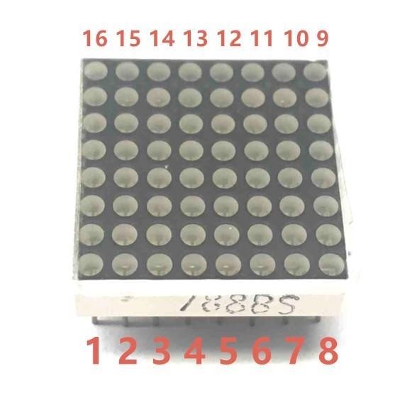 Arduiuo 8x8点阵屏的驱动图4