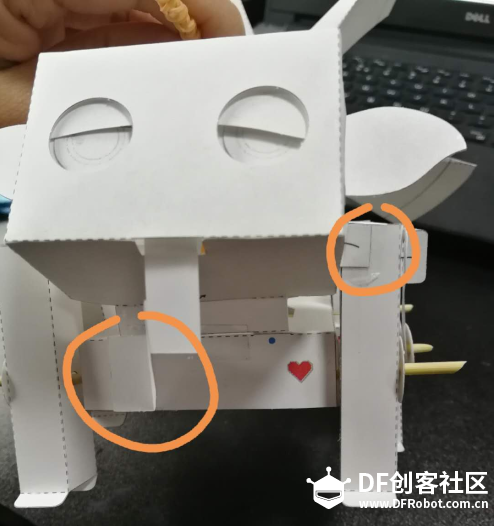 makelog——造物记折纸机器人风力多足兽图17
