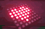 【掌控】8x8 RGB全彩LED柔性点阵屏，爱心献给DF图2