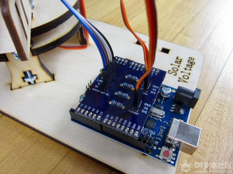 Arduino Uno|可以自己追踪阳光的太阳能板图30
