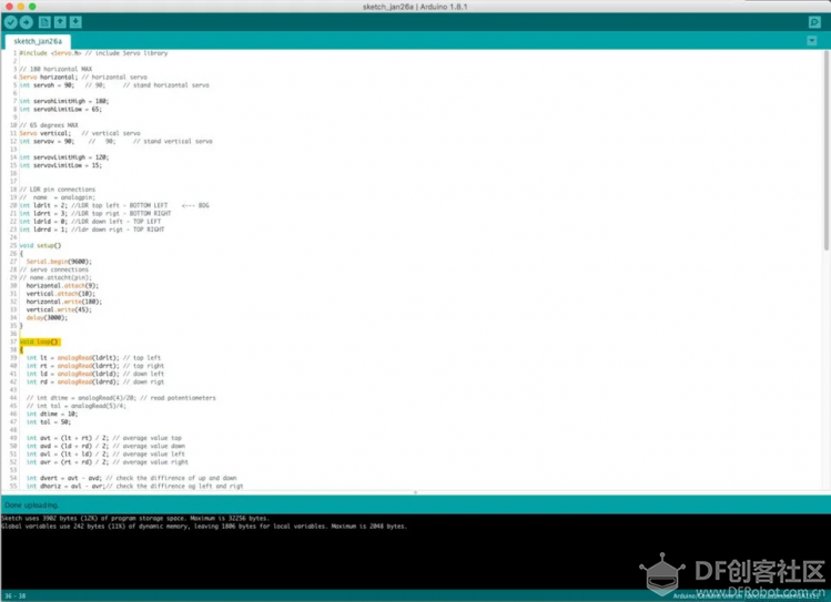 Arduino Uno|可以自己追踪阳光的太阳能板图32