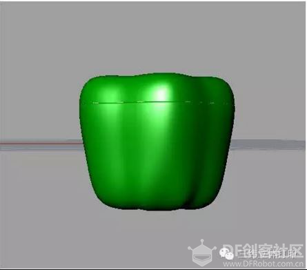 XYZprinting教程——呆萌的青椒调料盒 厨房里的俏皮装饰图2