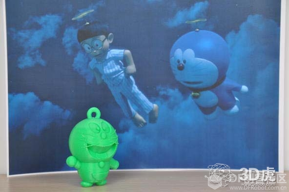 蓝胖子再次来袭！3D打印万能的哆啦A梦图3