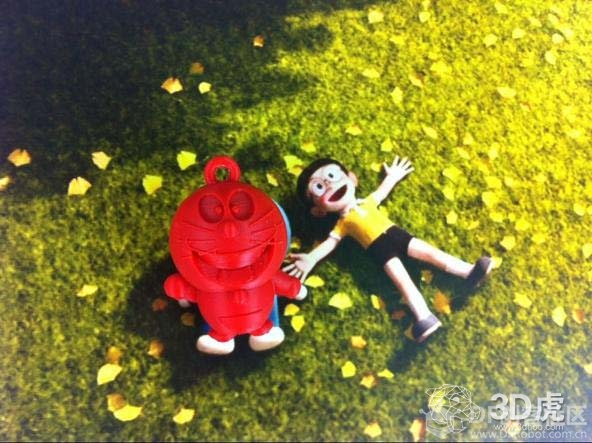 蓝胖子再次来袭！3D打印万能的哆啦A梦图4