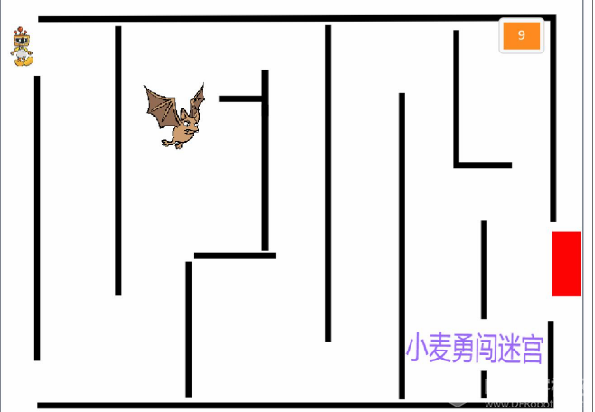 【Mind+】小麦勇闯迷宫图2