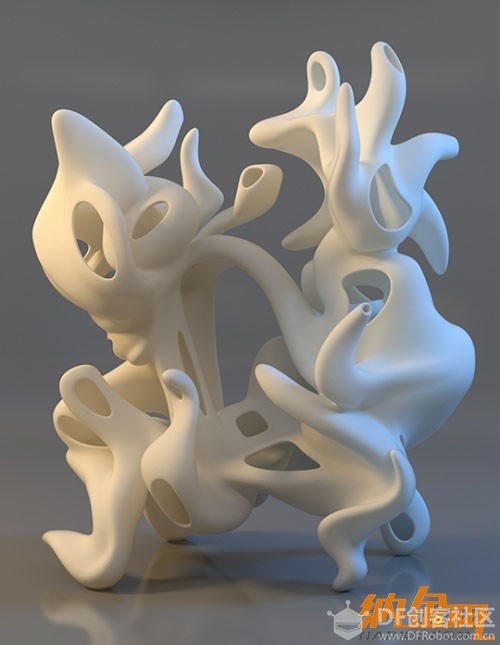 艺术家Kevin Mack最新的3D打印雕塑图1