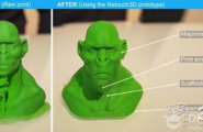Retouch3D 3D打印修整笔一秒搞定复杂支撑图1