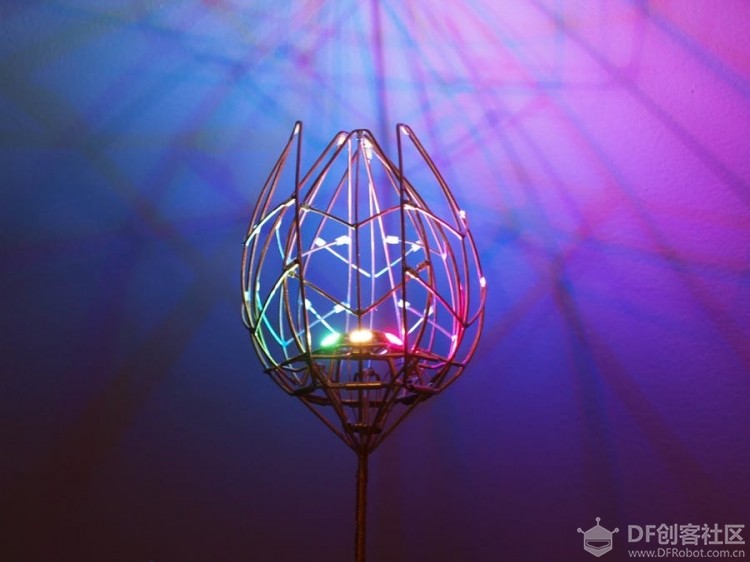 arduino交互设计作品2019——害羞的郁金香图1