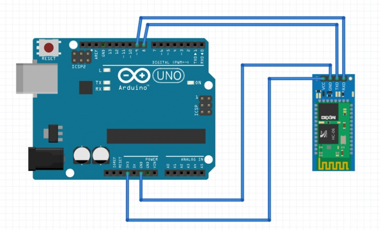 Arduino 上使用 HC06 蓝牙模块图1