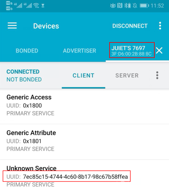 手机使用nRF Connect对LinkIt 7697读写数据图6