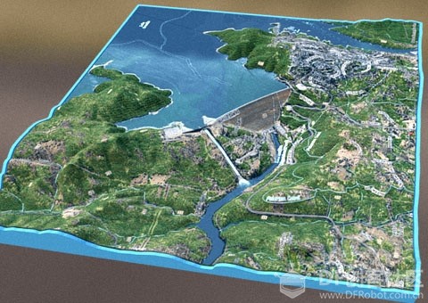 地形沙盘打印3D真实地形快速建模视频教程图7