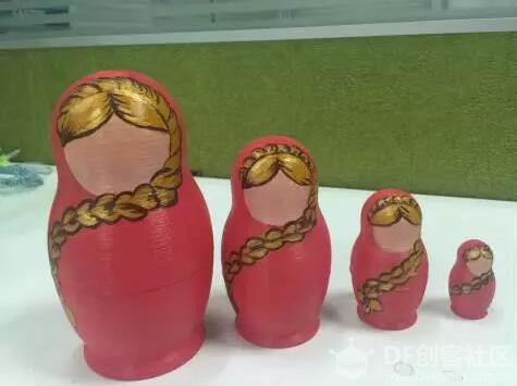 XYZprinting 3D打印机 手绘3D打印俄罗斯套娃图8