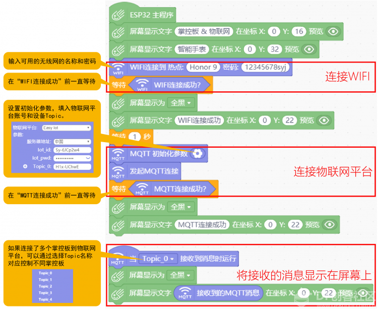 Mind+ 掌控板入门教程14 智能物联手表（part1）图11
