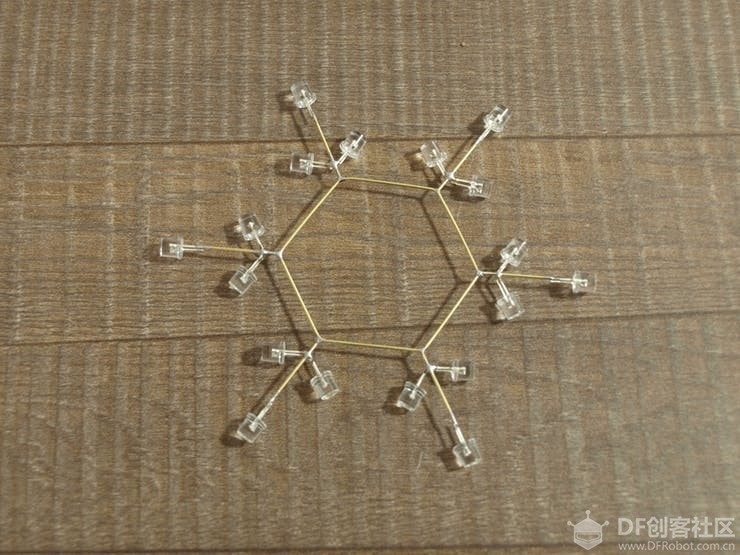 项目分享——arduino梦幻交互雪花2019图3