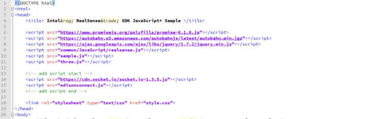 将英特尔® 实感™ 3D 摄像头与英特尔® Edison 相连—— JavaScript图4