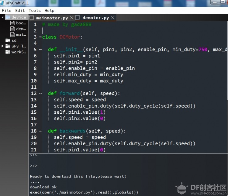 用ESP32和MicroPython来控制电机图1