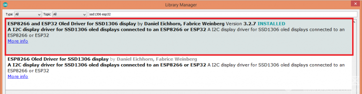 ESP32 Arduino教程：与SSD1306 OLED显示屏进行交互图3