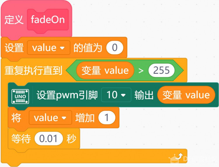 【Mind+】Arduino Uno入门 项目五 可调灯图2